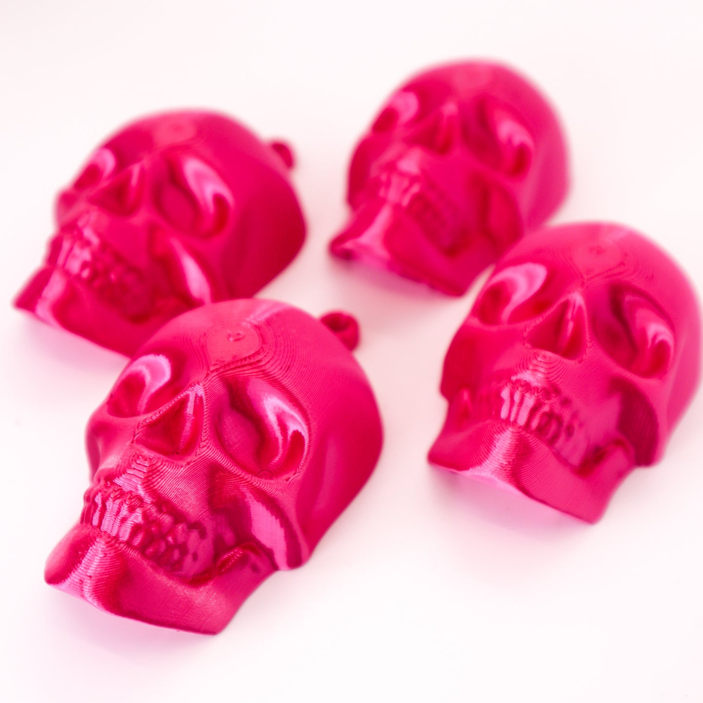 Skull Alternative Christmas Bauble Decorations (Set of 4)