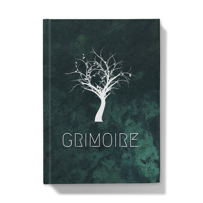 Gothic Tree Grimoire Green Hardback Notebook