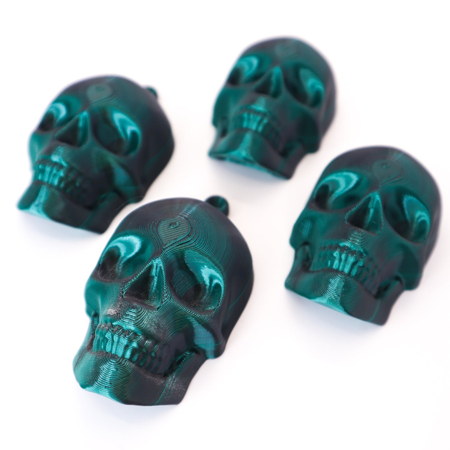 Mermaid Green Skull Alternative Christmas Bauble