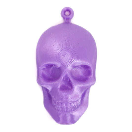 Purple Skull Alternative Christmas Bauble