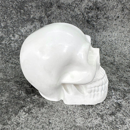 Ceramic Skull Paperweight Ornament