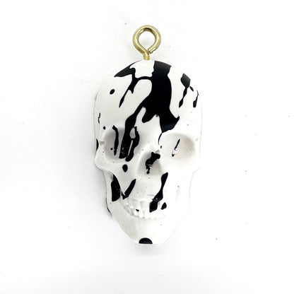 Ceramic Skull Baubles - Set of 4