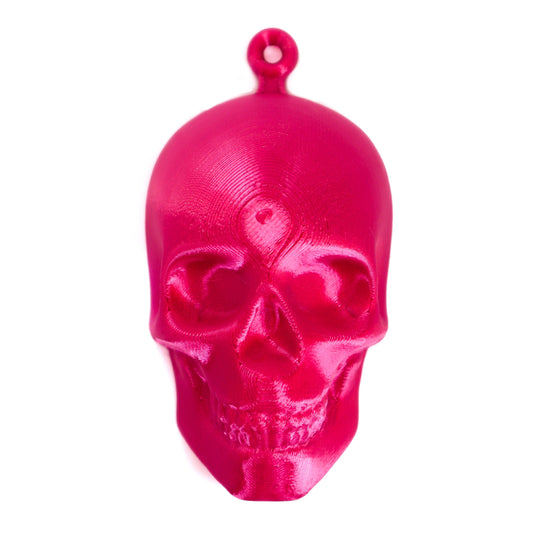 Pink Skull Alternative Christmas Bauble