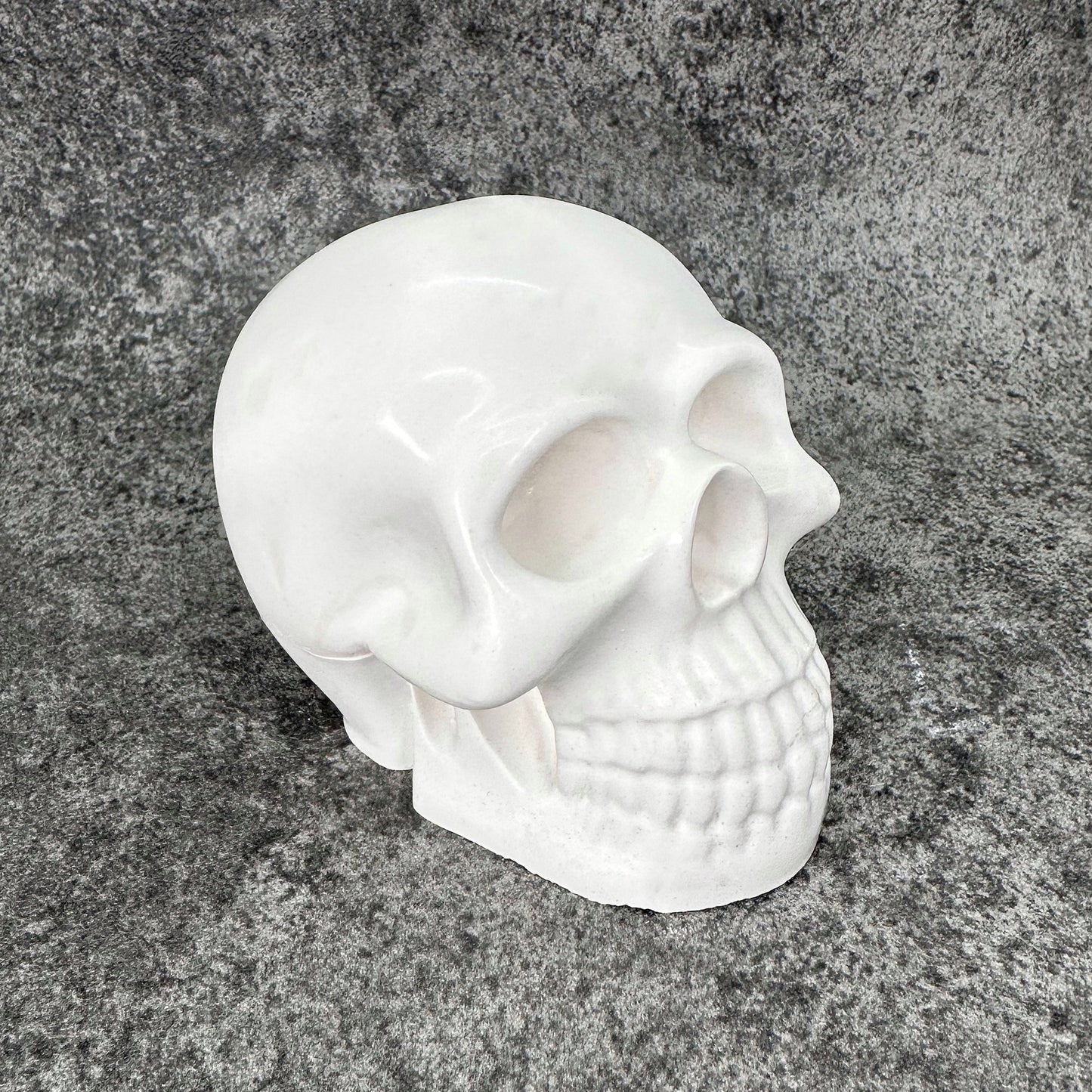 Ceramic Skull Paperweight Ornament