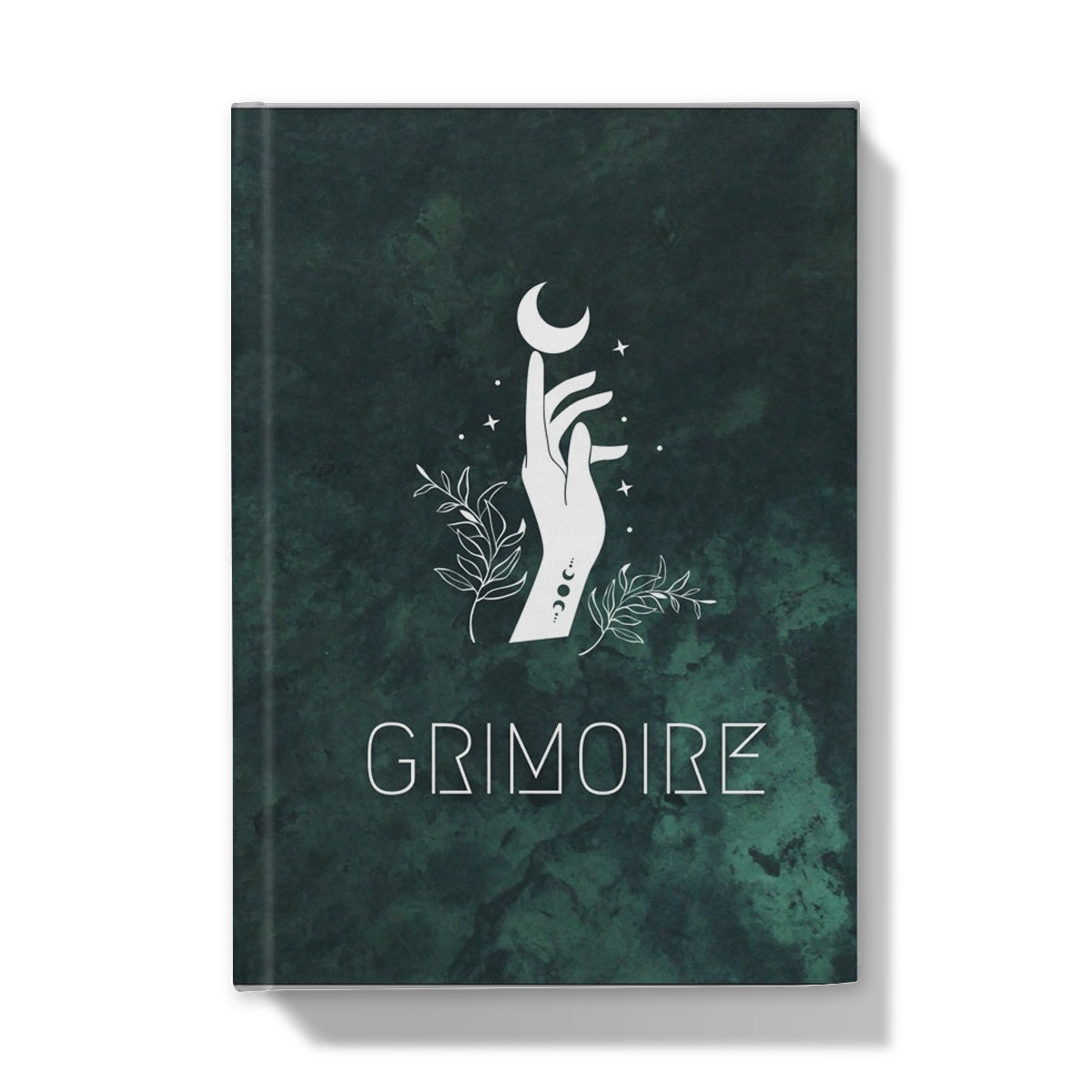 Gothic Grimoire Green Hardback Notebook