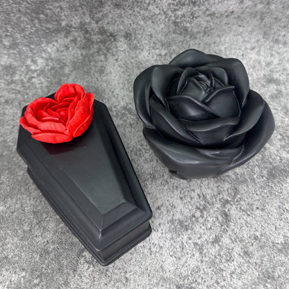 Black Rose Handmade Jewellery Pot