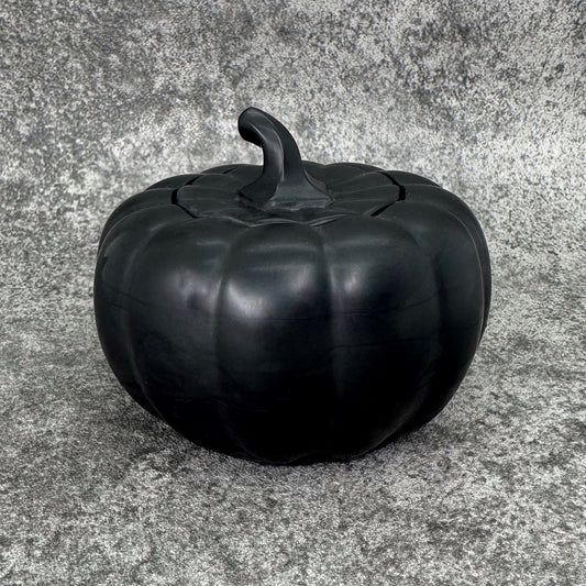 Black Pumpkin Storage Pot