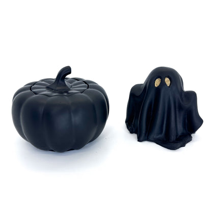 Black Pumpkin Storage Pot