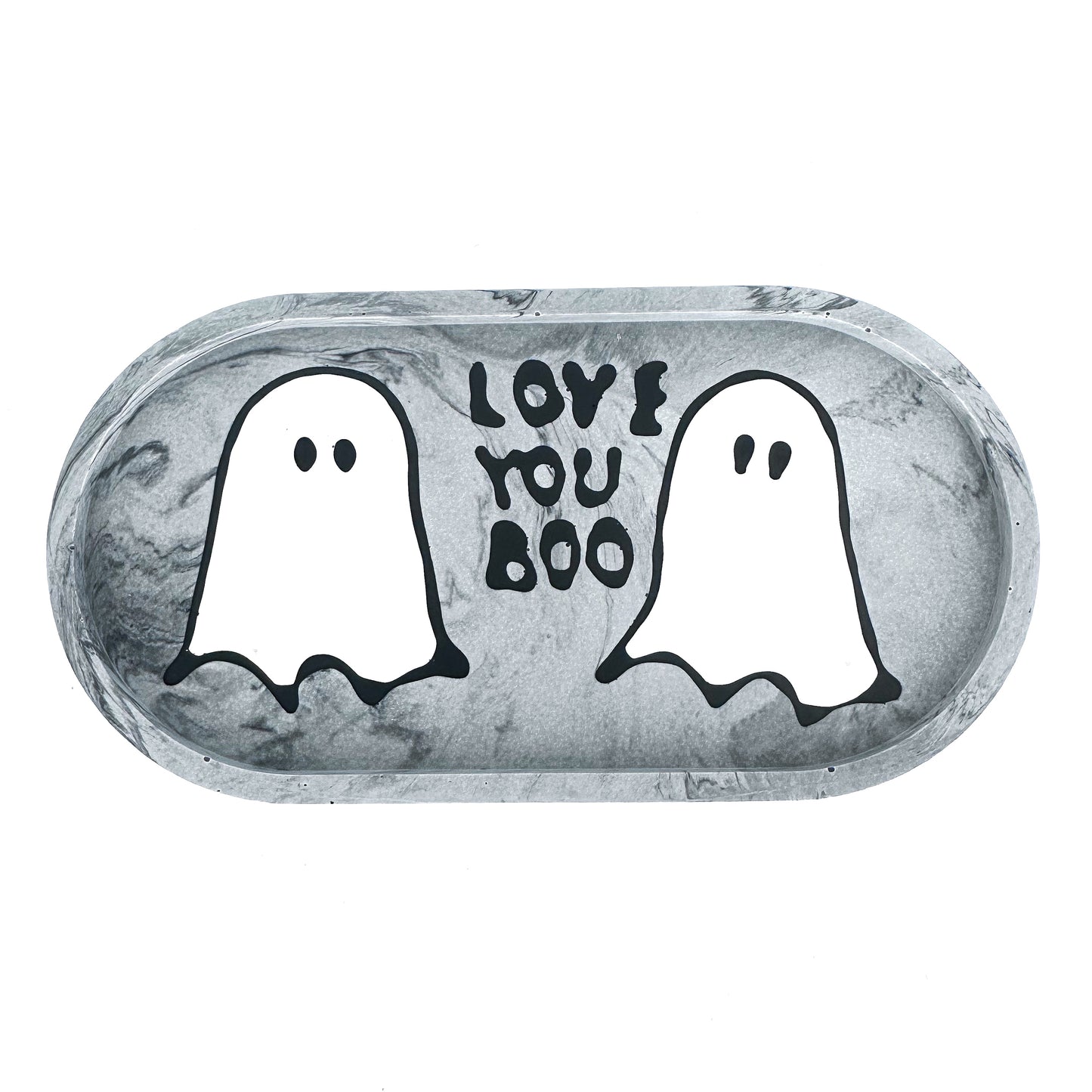 ‘Love You, Boo’ Ceramic Halloween Trinket Tray