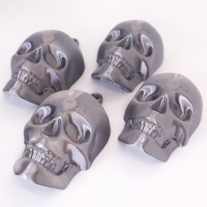 Skull Alternative Christmas Bauble Decorations (Set of 4)