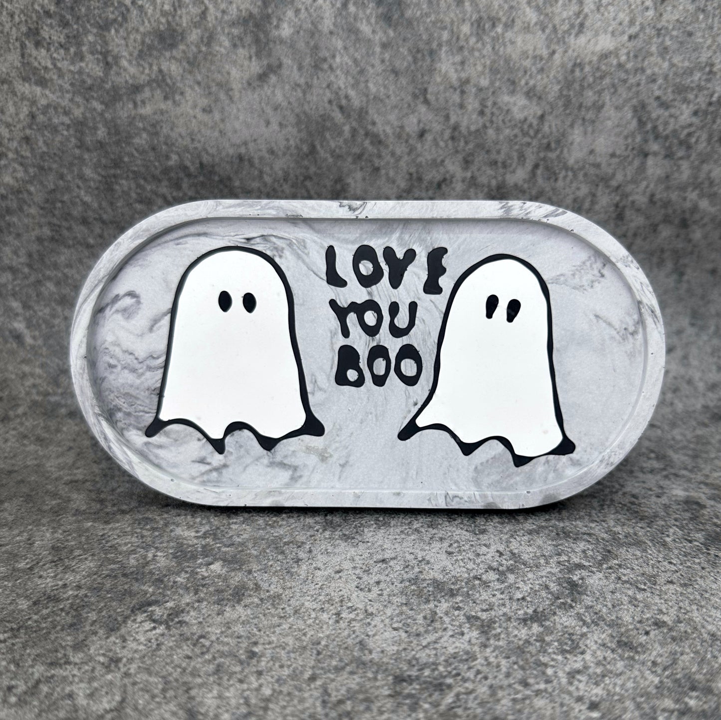 ‘Love You, Boo’ Ceramic Halloween Trinket Tray