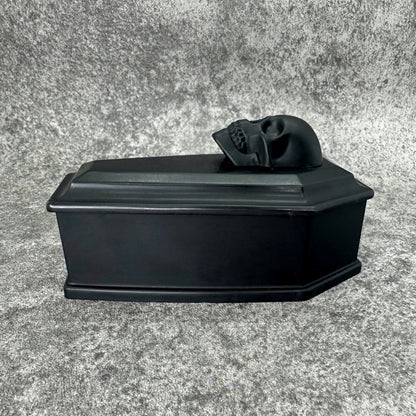 Gothic Skull Coffin Trinket Box