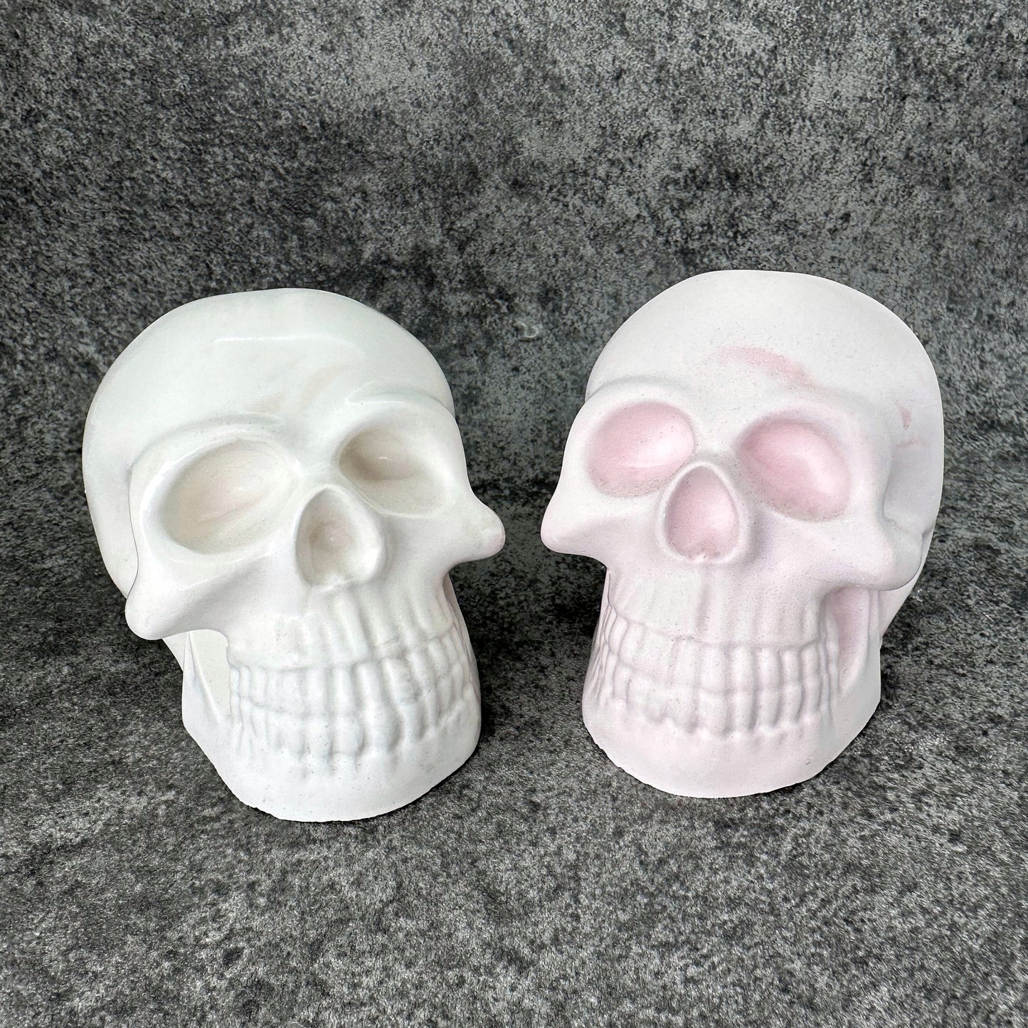 Ceramic Skull Paperweight Ornament