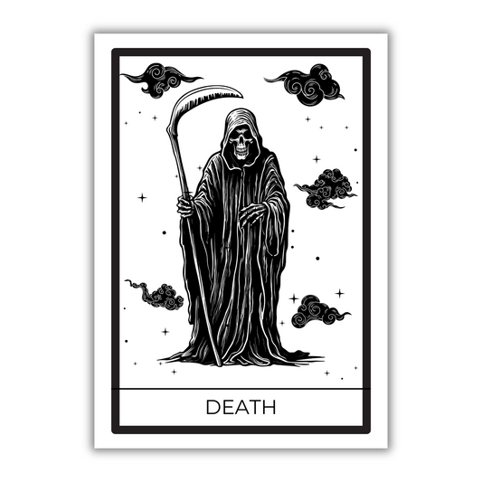 Death Tarot Card Print A4/A5