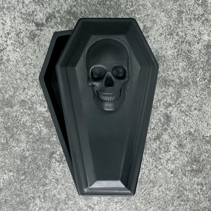 Gothic Skull Coffin Trinket Box