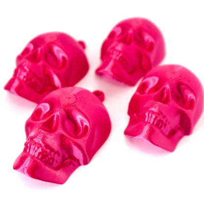 Pink Skull Alternative Christmas Bauble