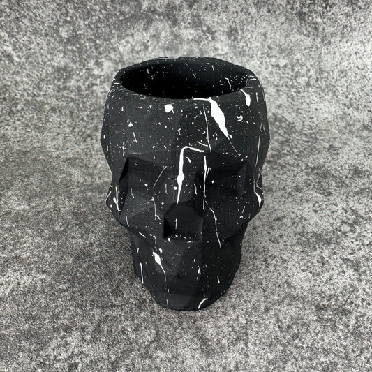 Small Skull Shaped Plant Pot/Pen Holder