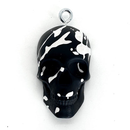 Ceramic Skull Baubles - Set of 4