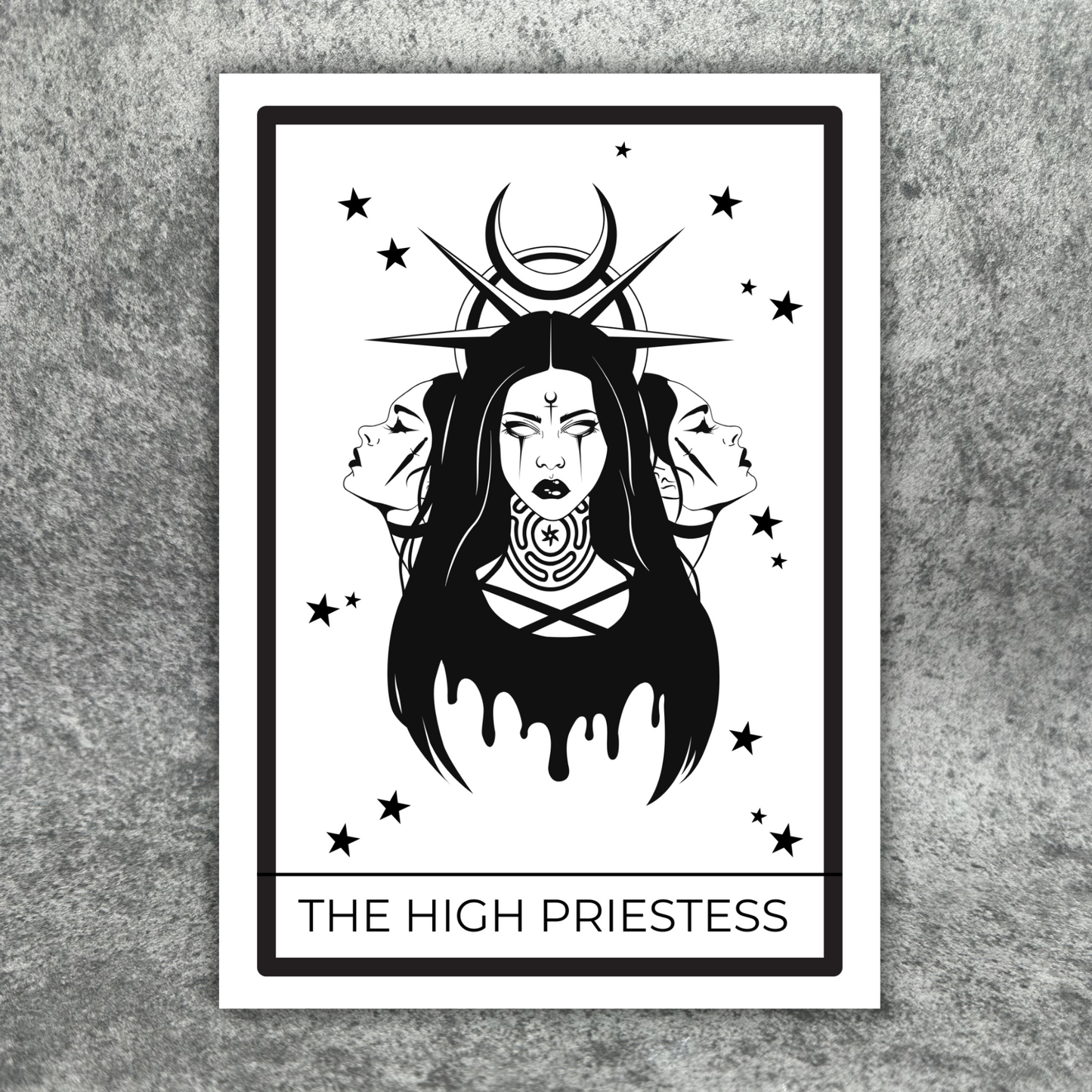 The High Priestess Tarot Card A4/A5 Print