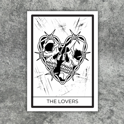 The Lovers ‘True Love’ Tarot Art Print A4/A5