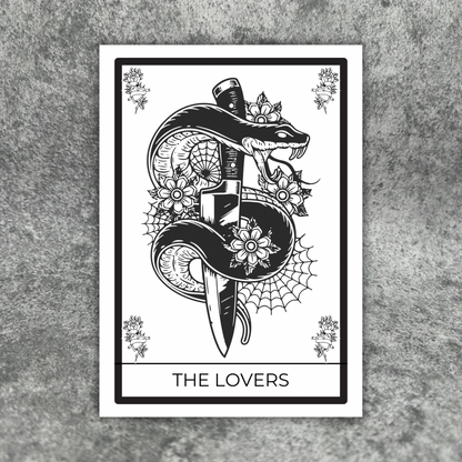 The Lovers ‘Self Love’ Tarot Art Print A4/A5