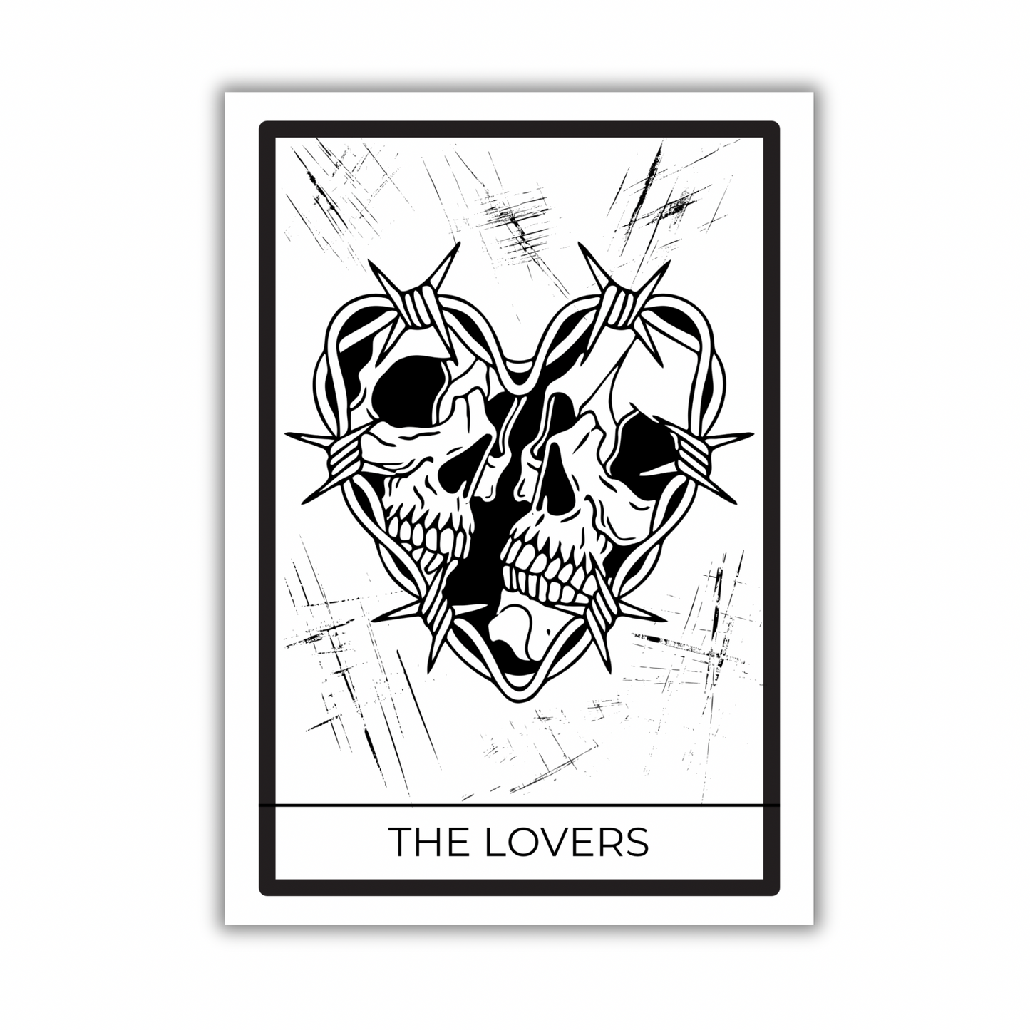 The Lovers ‘True Love’ Tarot Art Print A4/A5