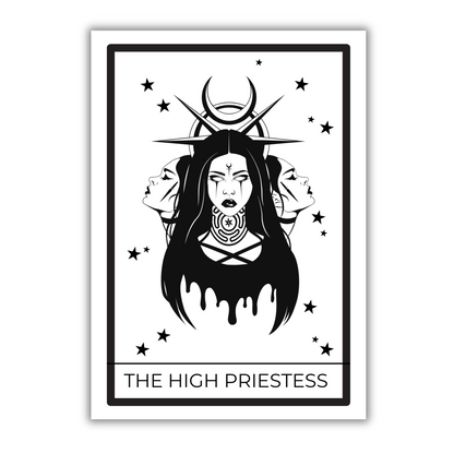 The High Priestess Tarot Card A4/A5 Print