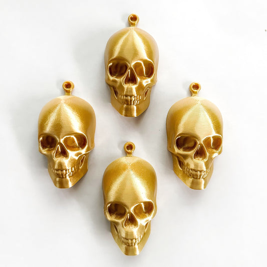 Skull Alternative Christmas Bauble Decorations (Set of 4)