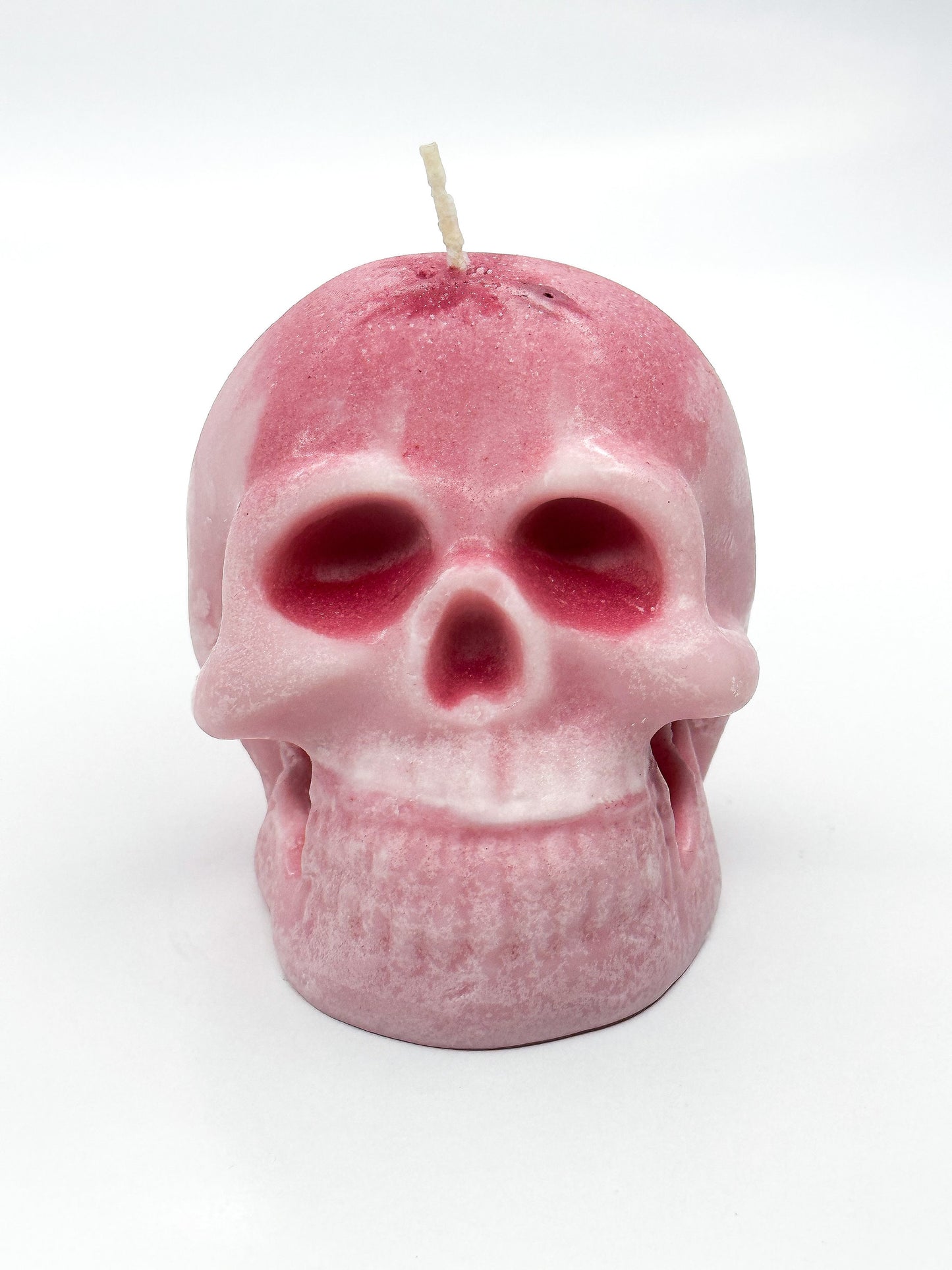 Skull Shaped Intention Healing Candle with Crystal