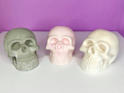 Ceramic Skull Paperweight Ornament