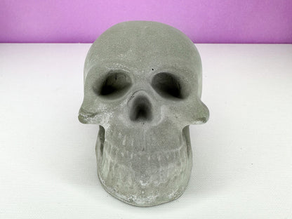 Ceramic Skull Paperweight Ornament