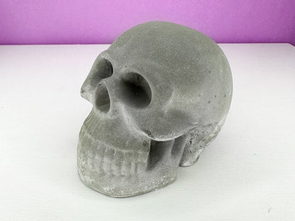 Ceramic Skull Paperweight Ornament