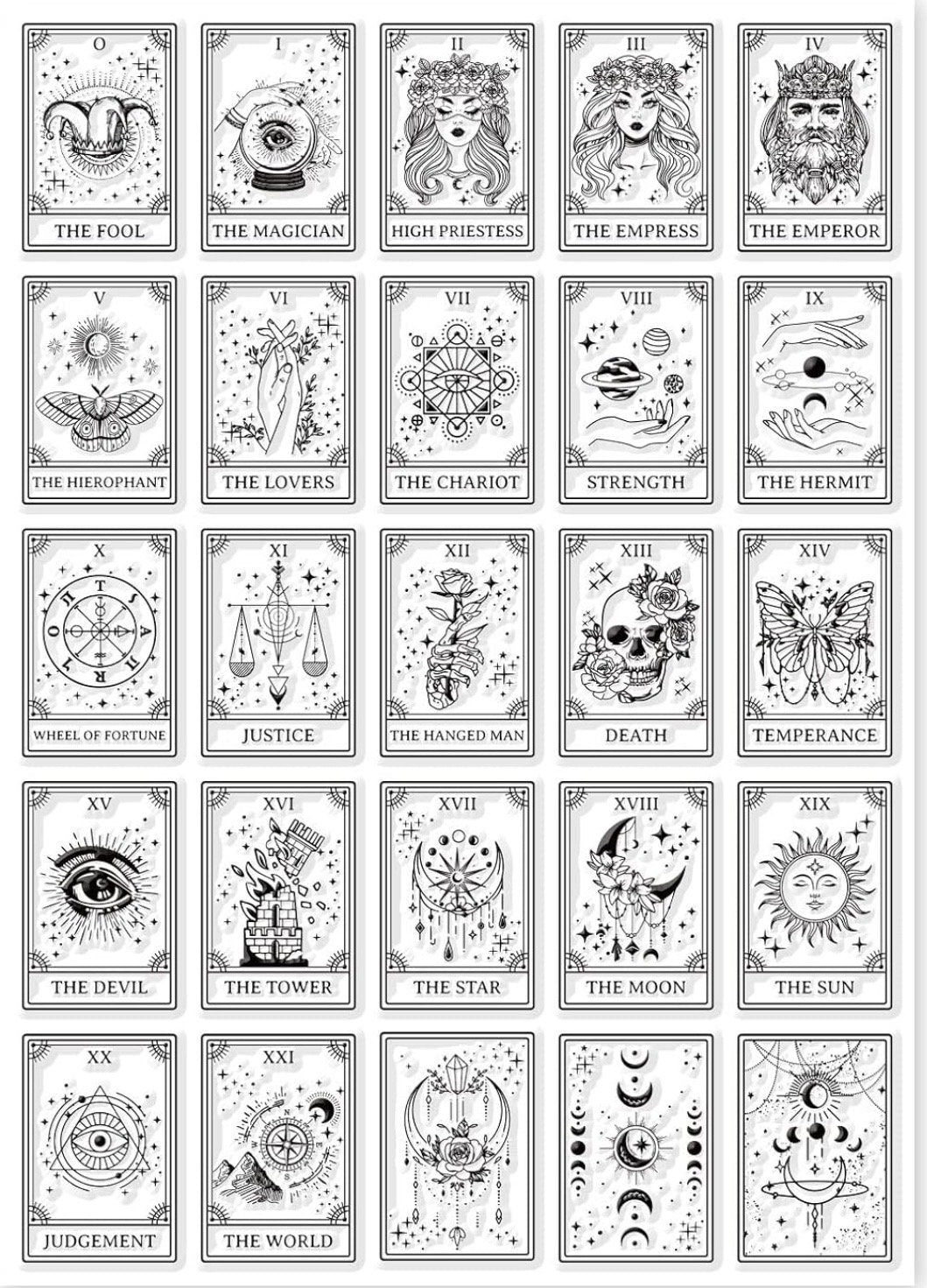 Major Arcana Tarot Card Planter